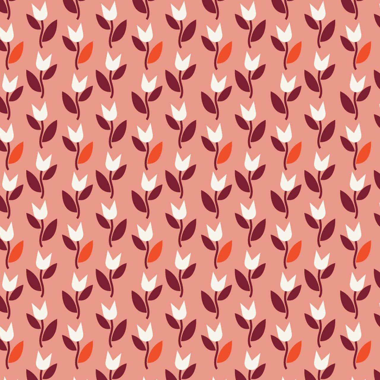 Hello Velo Tulips Fat Quarter (Dashwood Studio)