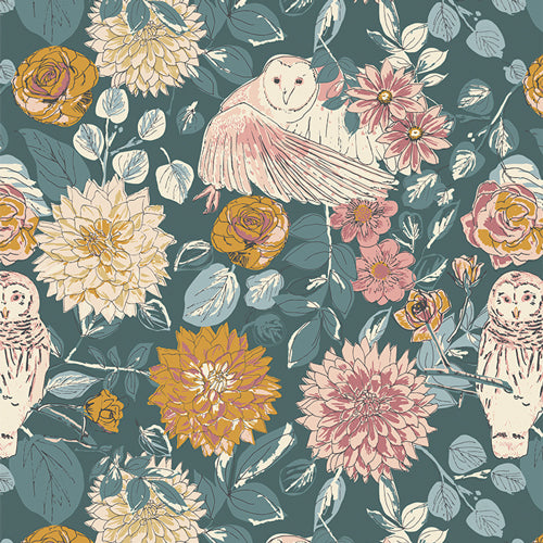Willow Owl Things Floral Fat Quarter (Art Gallery Fabrics)