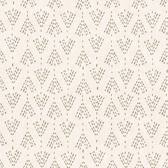 New Earth Stitch Light Cream Fat Quarter (Clothworks)