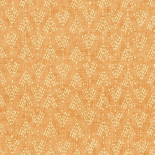 New Earth Stitch Dark Gold Fat Quarter (Clothworks)