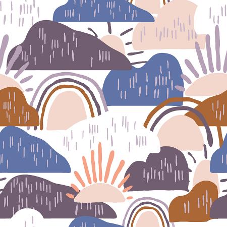 Dear Isla Hilltop Waterdrop Fat Quarter (Cotton & Steel)