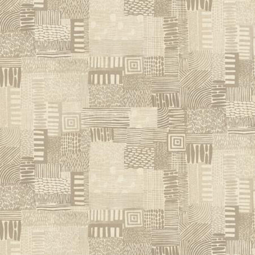 Tidepool Plots Unbleached Earth Fat Quarter (Cotton + Steel)