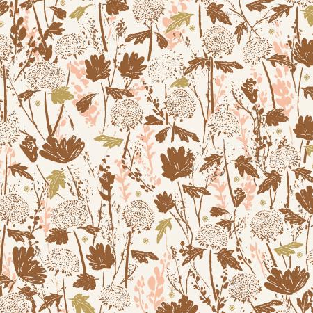 Summer Folk Wander Field Auburn Fat Quarter (Cotton + Steel)