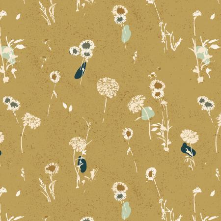 Summer Folk (Cotton + Steel) - Painted Meadow Honey