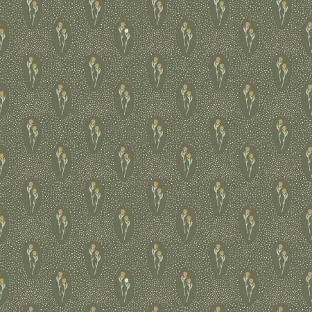 Summer Folk Foliage Green Fat Quarter (Cotton + Steel)
