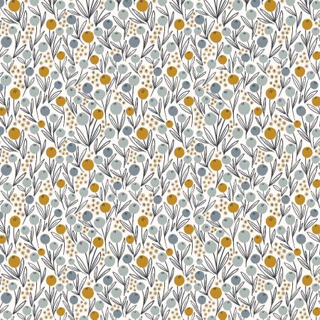 Get Out and Explore (RJR Fabrics) - Camping Flowers Morning Blue