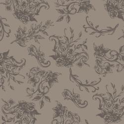 Summer Rose Charlotte Grey Fat Quarter (RJR Fabrics)