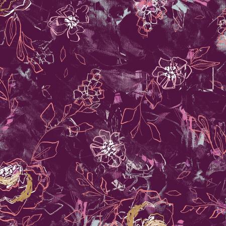 I Must Have Flowers Where Flowers Bloom Ruby Fat Quarter (RJR Fabrics)