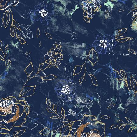 I Must Have Flowers (RJR Fabrics) - Where Flowers Bloom Topaz