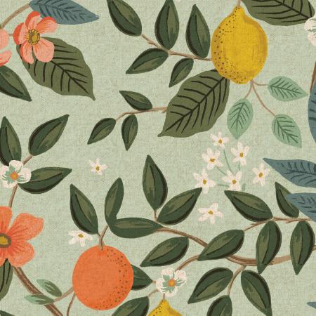 Bramble Canvas - Rifle Paper Co. (Cotton+Steel) - Citrus Grove Mint by