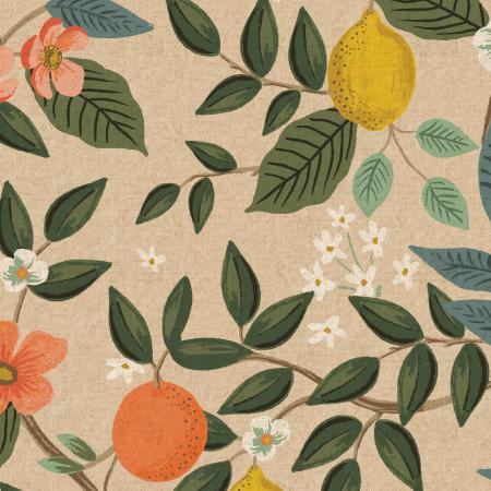 Bramble Canvas - Rifle Paper Co. (Cotton+Steel) - Citrus Grove Natural