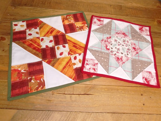 Quilt Block Hot Pads