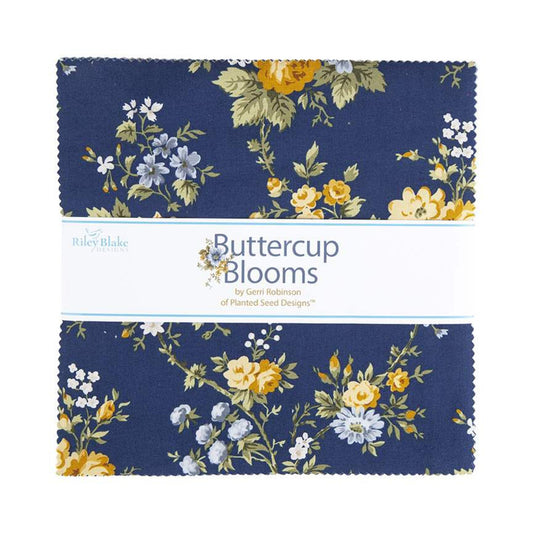 Buttercup Blooms (Riley Blake) - 10" Stacker