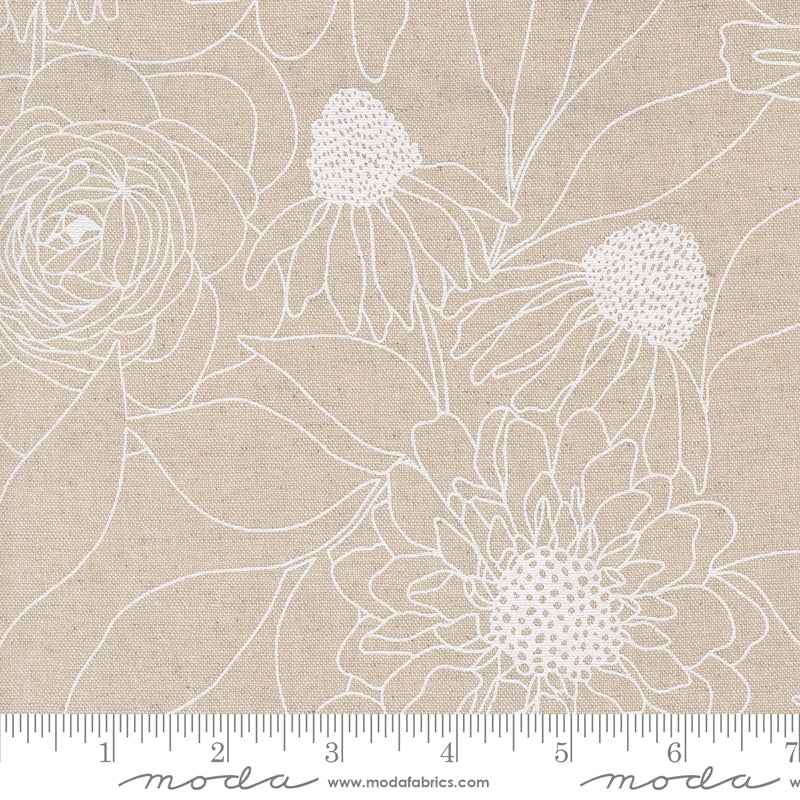 Botany (Moda) - Etched Floral Paper Mochi Linen