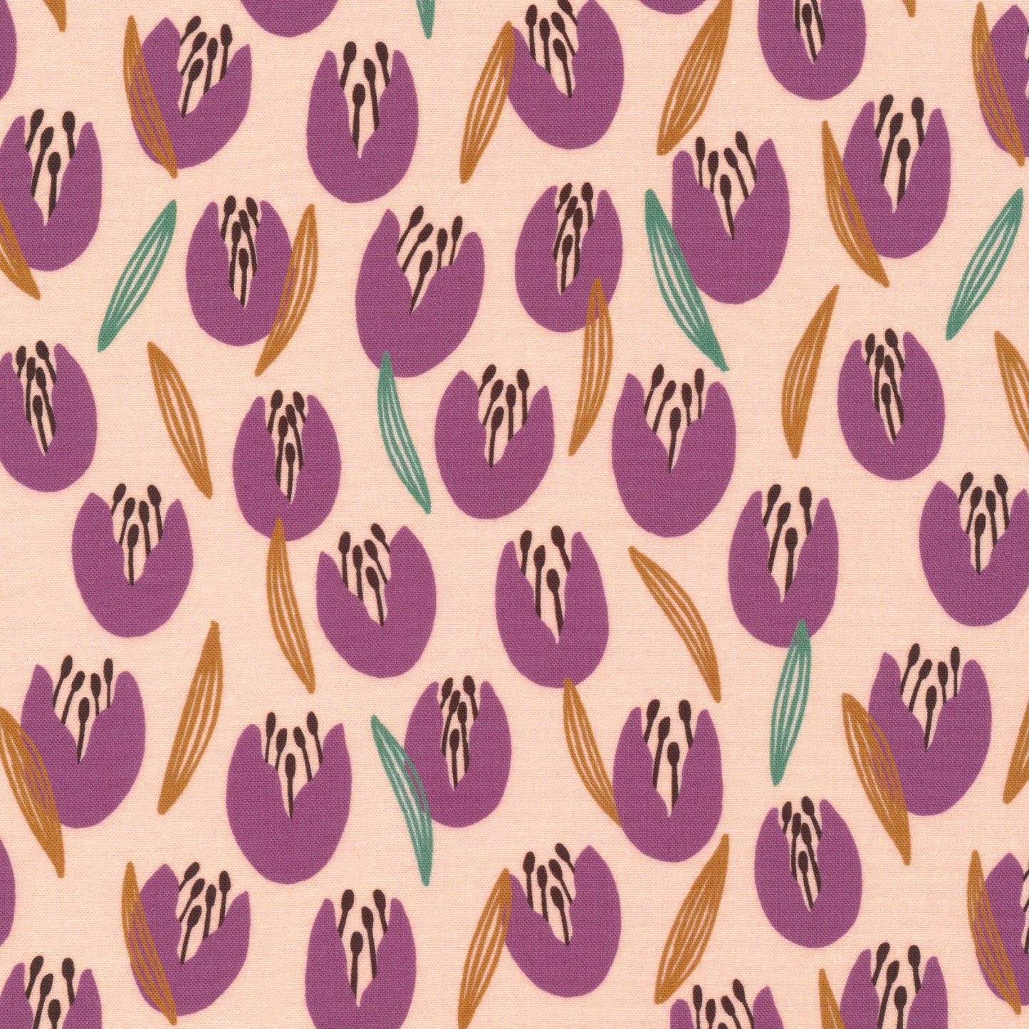 Blooming Revelry Tossed Tulips Fat Quarter (Cloud9)