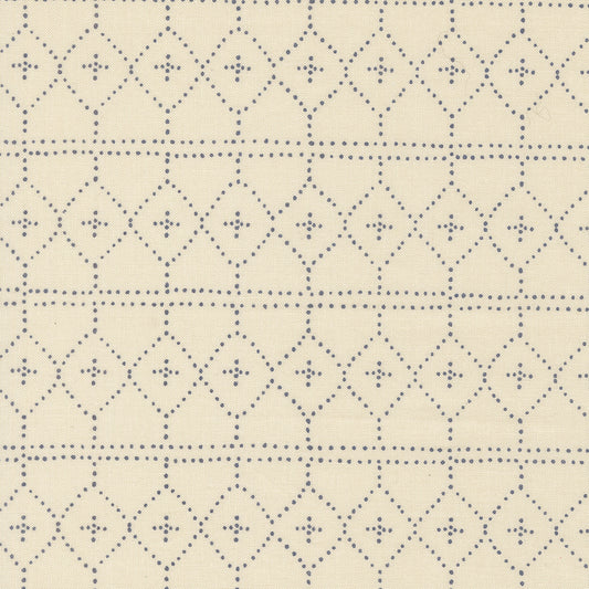 Textile pattern with a geometric design on a beige background