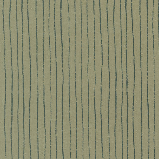 Peachy (Moda) - Chalky Lines Sage