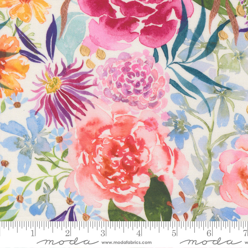 Soulstice (Moda) - Midsummer Bloom Cloud 108" Wideback