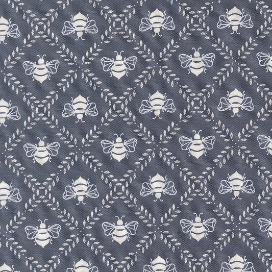 Sun-Drenched (Moda) - Gathering Honey Indigo Canvas