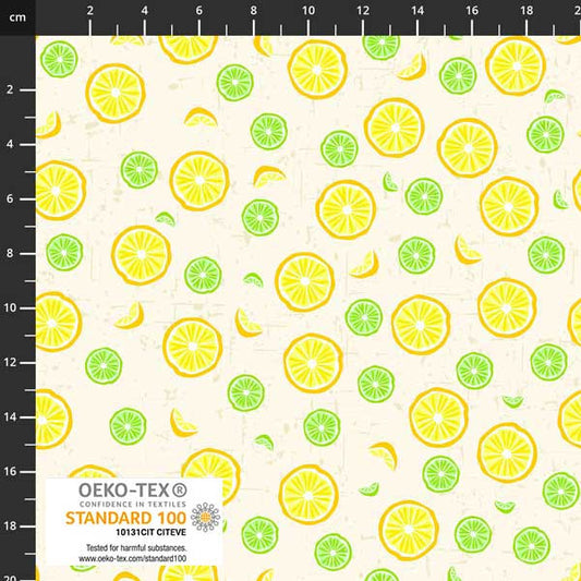 Citronella Bloom (Stof) - 4502-156 Lemon Slices