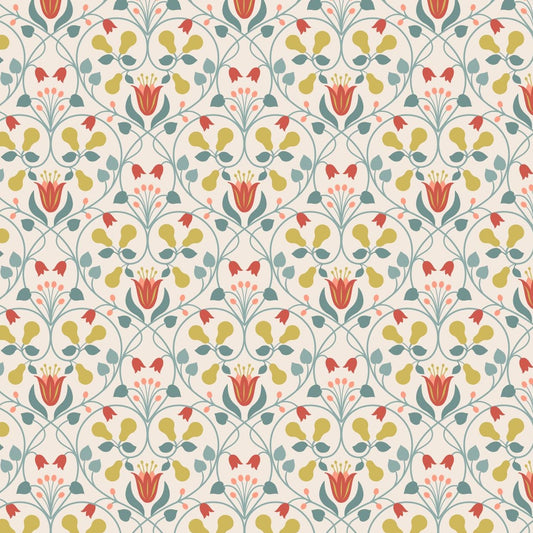 Wintertide Gold Metallic Fat Quarter (Lewis & Irene)