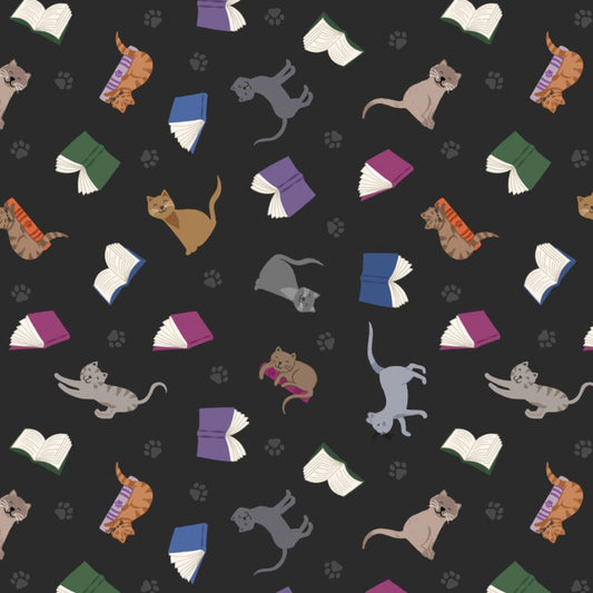 The Purrfect Book Club (Lewis & Irene) - Cats & Books Dark