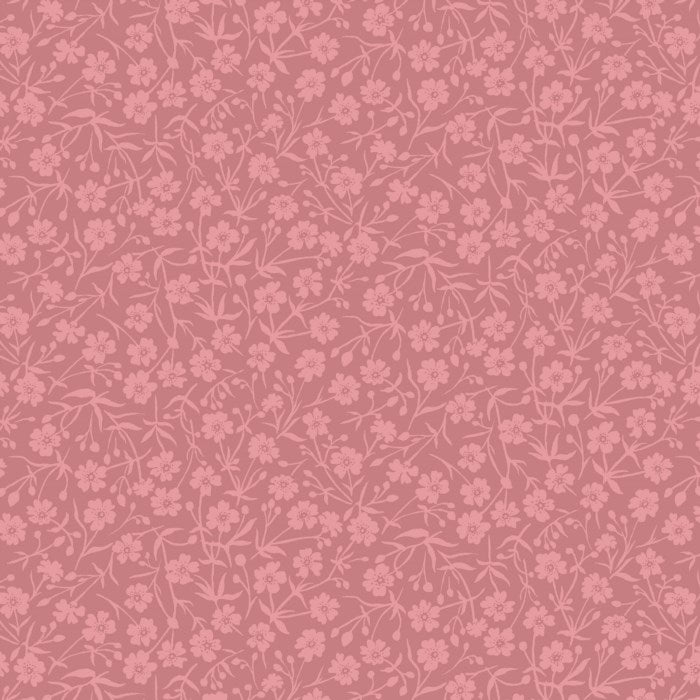 August Meadow (Liberty Fabrics) - Rosehip Pink