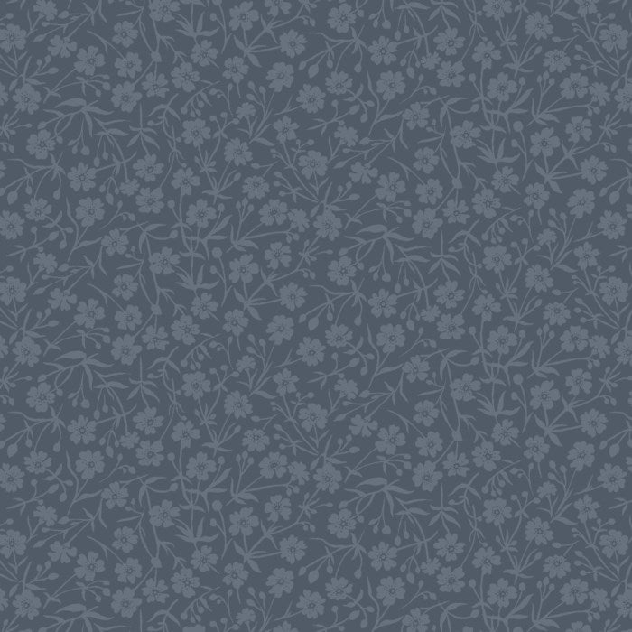 August Meadow Slate Grey Fat Quarter (Liberty Fabrics)