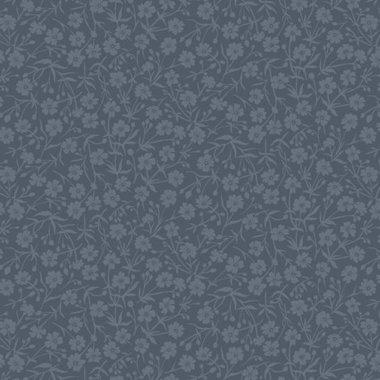 August Meadow (Liberty Fabrics) - Slate Grey