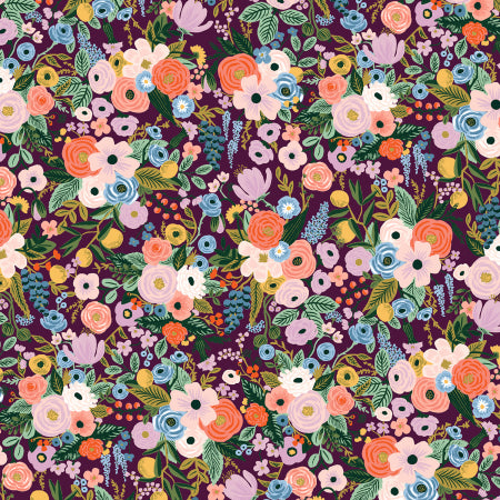 Orchard - Rifle Paper Co (Cotton & Steel) - Garden Party Petite Burgundy