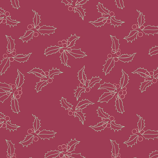 Wintry (Phoebe Fabrics) - Holly Burst