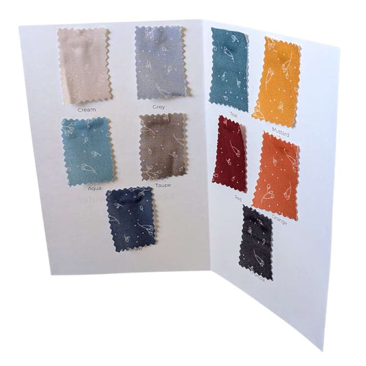 Leafy Dot Swatch Card