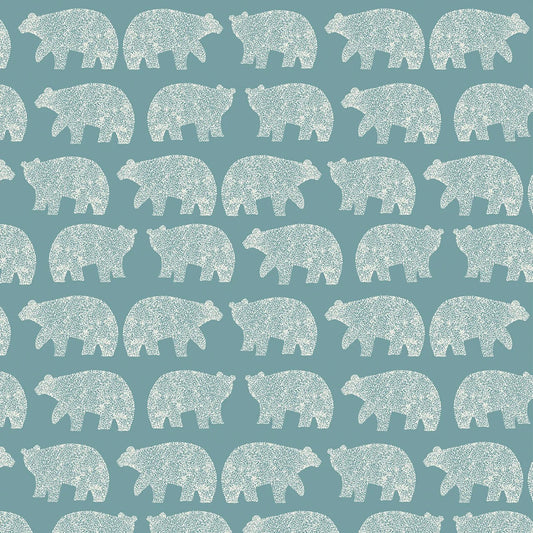 North Wind (Thread & Ink) - Polar Bears