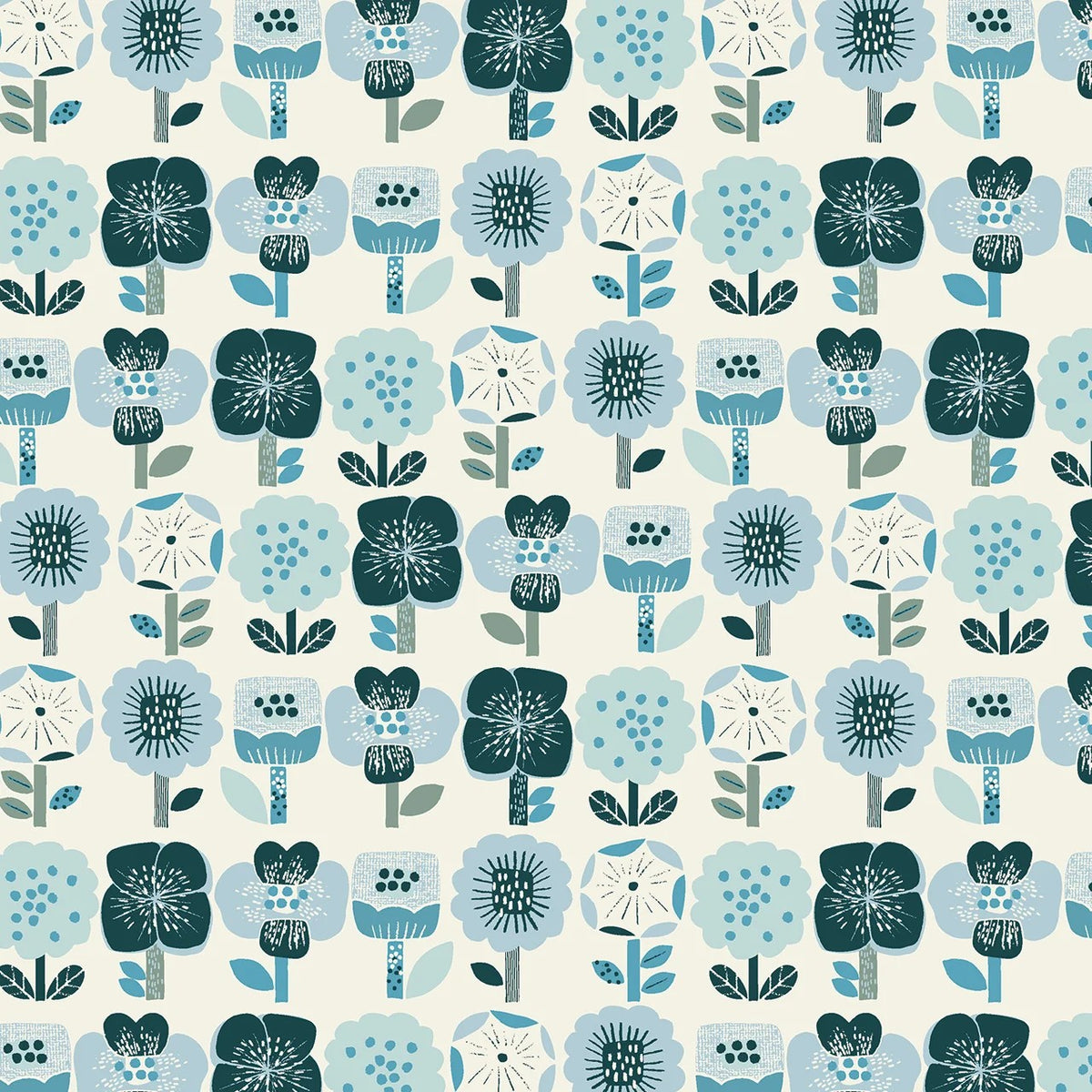 North Wind (Thread & Ink) - Winter Blooms