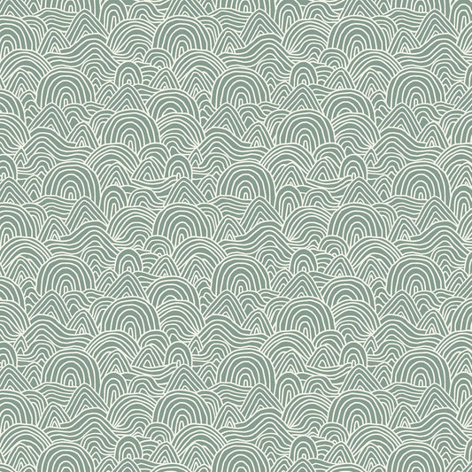 North Wind (Thread & Ink) - Snowy Peaks