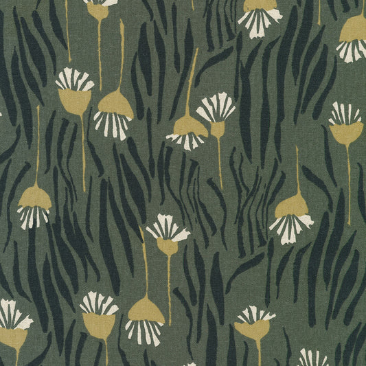 Orchard Run (Robert Kaufman) - Floral Charcoal
