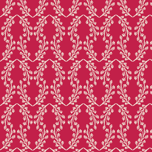 Organic (Phoebe Fabrics) - Coral