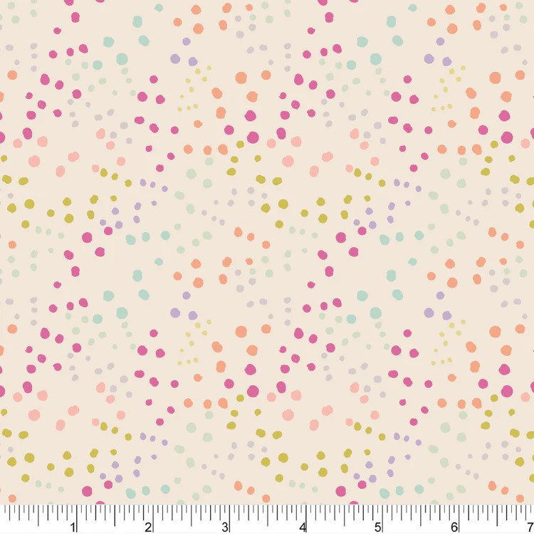 My Garden Dots Fat Quarter (Phoebe Fabrics)