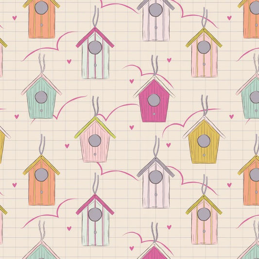 My Garden (Phoebe Fabrics) - Bird House