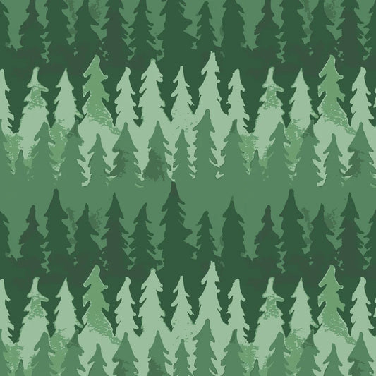 Wintry (Phoebe Fabrics) - Treeline