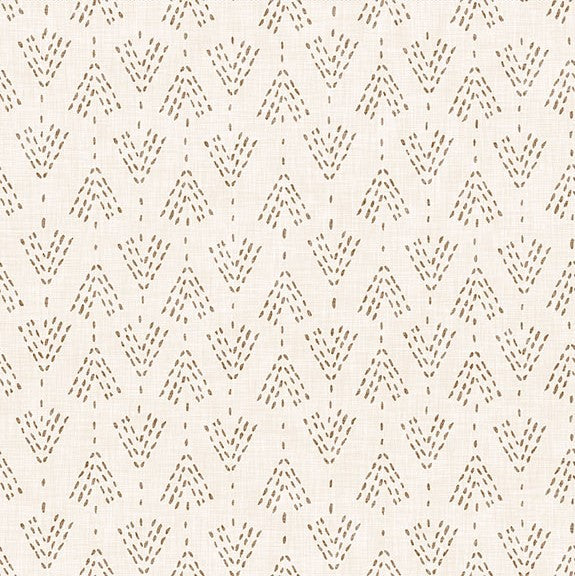 New Earth Stitch Light Cream Fat Quarter (Clothworks)