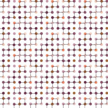 The Sun Will Rise Connect the Dots Violet (Cotton + Steel)