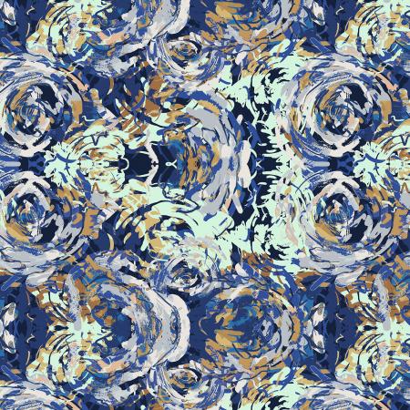 I Must Have Flowers (RJR Fabrics) - Daybreak Cosmic Cobalt