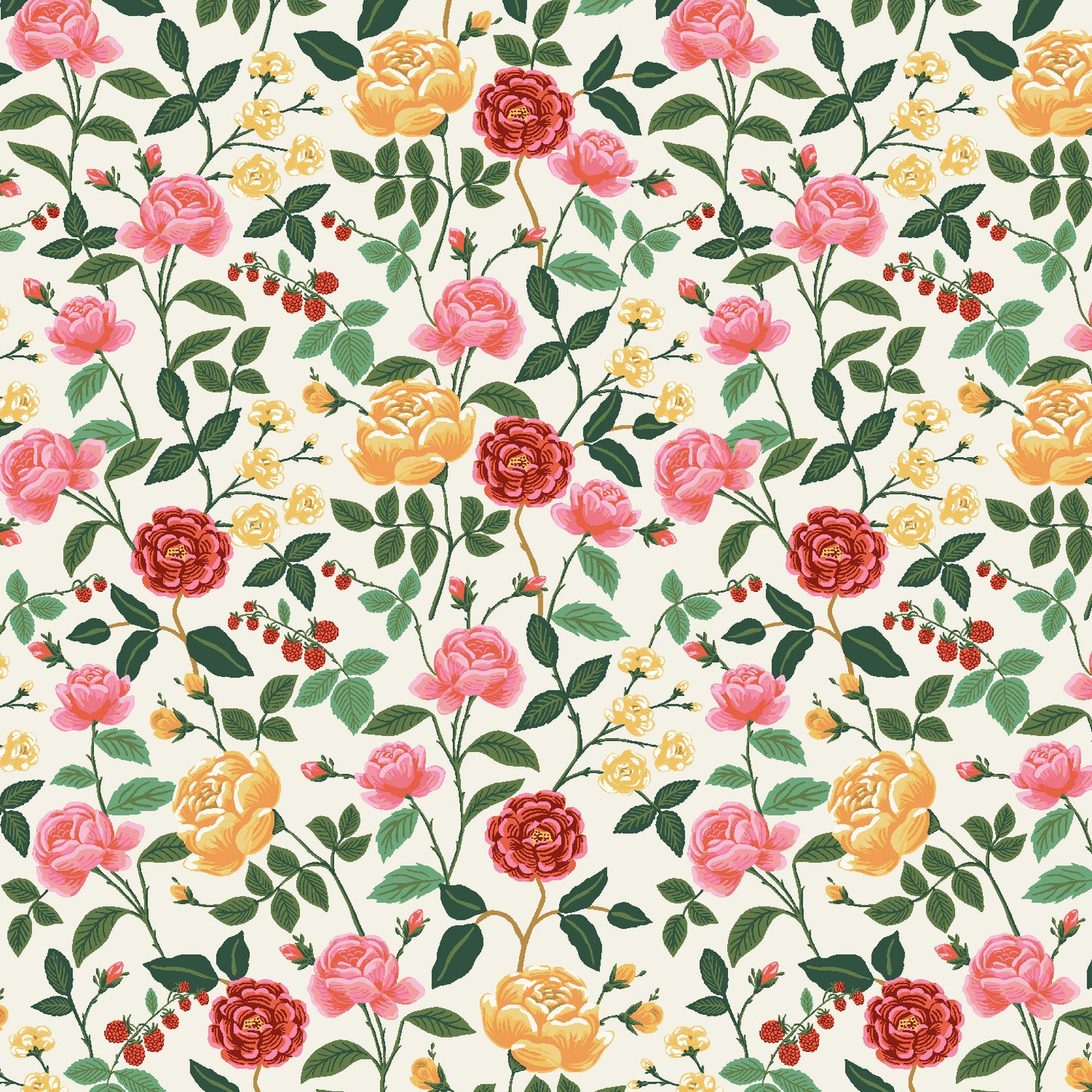 English Rose - Rifle Paper Co (Cotton & Steel) - Roses Cream