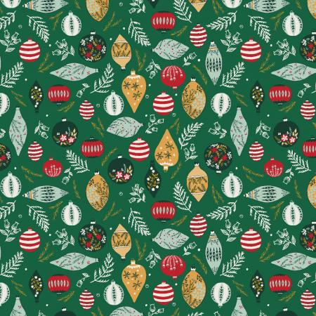 Merry Memories (RJR Fabrics) - Deck the Trees Mistletoe