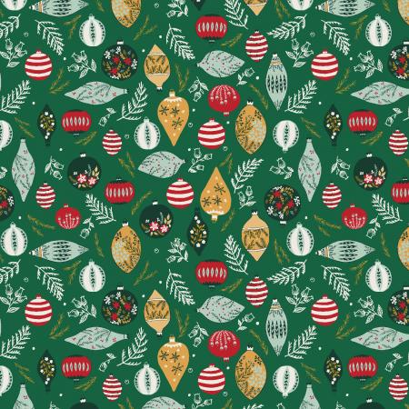 Merry Memories Deck The Trees Mistletoe Fat Quarter (RJR Fabrics)
